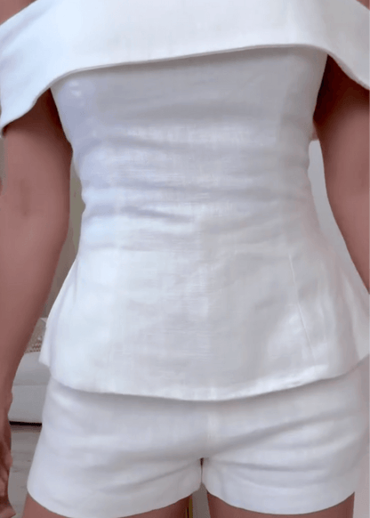 Ensemble Deux-pièces en Coton et Lin