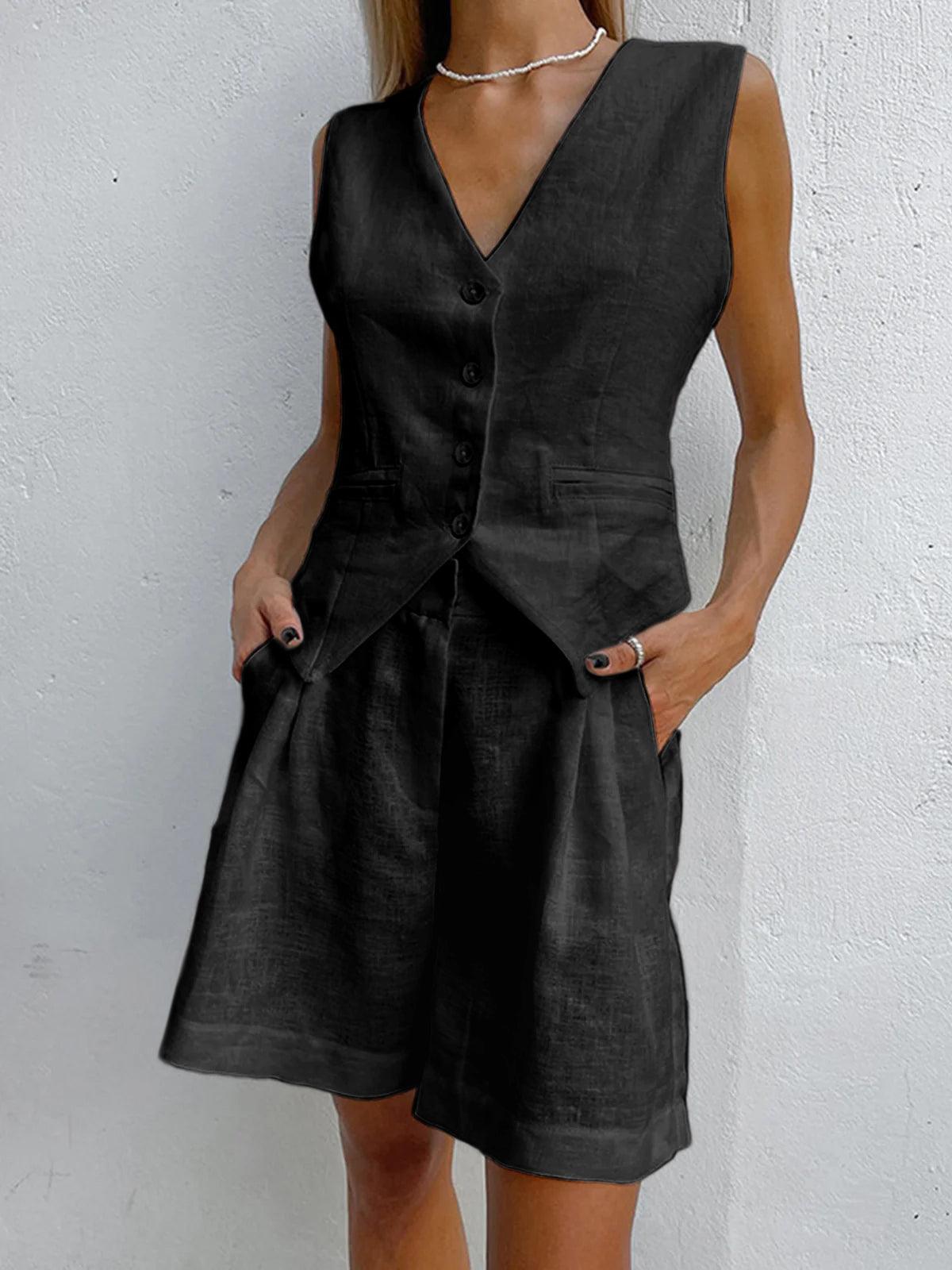 Ensemble Paros Cover Up Deux Pièces : Short & Surchemise