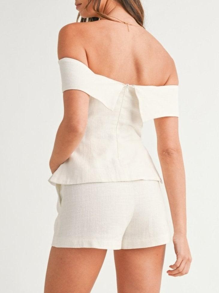 Ensemble Deux-pièces en Coton et Lin