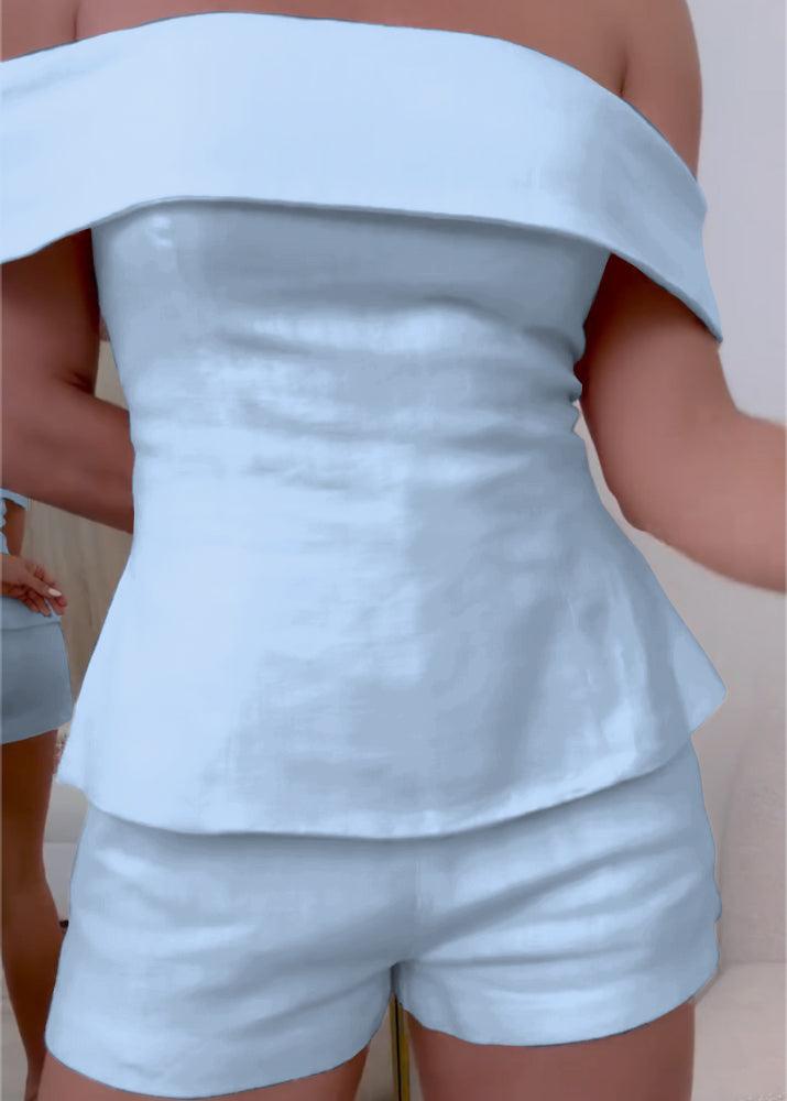 Ensemble Deux-pièces en Coton et Lin