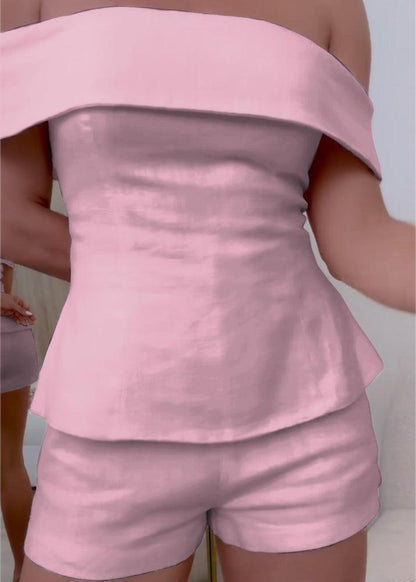 Ensemble Deux-pièces en Coton et Lin